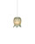Currey and Company - 9000-1395 - One Light Pendant - Polpo - Green/Silver