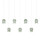 Polpo Seven Light Pendant (9000-1402)