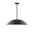 manufacturer_finish:Black|manufacturer_glass:24 inch Plateau|light_source:Incandescent or LED equivalent|light_output:Unspecified|color_temperature:Unspecified|cri:Unspecified