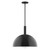 manufacturer_finish:Black|manufacturer_glass:6 inch White Opal Glass Globe|light_source:Incandescent or LED equivalent|light_output:Unspecified|color_temperature:Unspecified|cri:Unspecified
