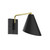 manufacturer_finish:Black w/Brushed Brass|light_source:Incandescent or LED equivalent|light_output:Unspecified|color_temperature:Unspecified|cri:Unspecified