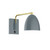 manufacturer_finish:Slate Gray w/Brushed Brass|light_source:Incandescent or LED equivalent|light_output:Unspecified|color_temperature:Unspecified|cri:Unspecified