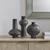 Charcoal Bloom Vases Set/3 (18304)