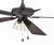 Eos Clear 4 Light 52" Ceiling Fan (ECF104CBZ5-CBZWLN)
