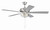 EOS 2 Light Clear Bowl 52" Ceiling Fan 52" Ceiling Fan (ECF201BNK5-BNGW)