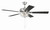 EOS 2 Light Clear Bowl 52" Ceiling Fan 52" Ceiling Fan (ECF201BNK5-BNGW)