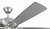 EOS 2 Light Clear Bowl 52" Ceiling Fan 52" Ceiling Fan (ECF201BNK5-BNGW)