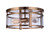 Elliot Three Light Flushmount (55383-SB)