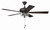 EOS 2 Light Clear Bowl 52" Ceiling Fan 52" Ceiling Fan (ECF201CBZ5-CBZWLN)