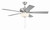 EOS 2 Light Frosted White Bowl 52" Ceiling Fan 52" Ceiling Fan (ECF211BNK5-BNGW)