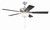 EOS 2 Light Frosted White Bowl 52" Ceiling Fan 52" Ceiling Fan (ECF211BNK5-BNGW)