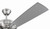EOS 2 Light Frosted White Bowl 52" Ceiling Fan 52" Ceiling Fan (ECF211BNK5-BNGW)