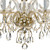 Traditional Crystal Five Light Chandelier (1005-PB-CL-MWP)