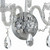 Traditional Crystal Two Light Wall Sconce (1032-CH-CL-MWP)