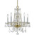 Crystorama - 1061-PB-CL-MWP - Five Light Mini Chandelier - Traditional Crystal - Polished Brass