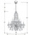 Traditional Crystal Ten Light Chandelier (1110-CH-CL-SAQ)