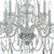 Traditional Crystal Ten Light Chandelier (1130-CH-CL-S)