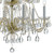 Traditional Crystal 12 Light Chandelier (1137-PB-CL-S)