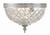 Crystorama - 117-10-CH - Two Light Flush Mount - Radley - Polished Chrome
