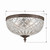 Radley Three Light Flush Mount (117-12-EB)