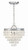 Crystorama - 130-CH - Three Light Mini Chandelier - Calypso - Polished Chrome