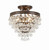 Crystorama - 130-VZ_CEILING - Three Light Semi Flush Mount - Calypso - Vibrant Bronze