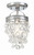 Crystorama - 131-CH_CEILING - One Light Semi Flush Mount - Calypso - Polished Chrome
