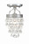 Calypso One Light Semi Flush Mount (131-CH_CEILING)