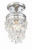 Calypso One Light Semi Flush Mount (131-CH_CEILING)