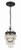 Crystorama - 131-MK - One Light Mini Chandelier - Calypso - Matte Black