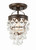 Crystorama - 131-VZ_CEILING - One Light Semi Flush Mount - Calypso - Vibrant Bronze