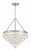 Crystorama - 136-CH - Six Light Chandelier - Calypso - Polished Chrome
