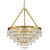 Crystorama - 136-VG - Six Light Chandelier - Calypso - Vibrant Gold