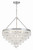 Crystorama - 137-CH - Eight Light Chandelier - Calypso - Polished Chrome