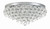 Calypso Six Light Flush Mount (138-CH)