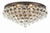 Crystorama - 138-VZ - Six Light Flush Mount - Calypso - Vibrant Bronze