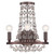 Crystorama - 1542-CB-MWP - Three Light Wall Sconce - Channing - Chocolate Bronze