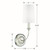 Sylvan One Light Wall Sconce (2241-PN)