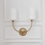 Sylvan Two Light Wall Sconce (2242-VG)