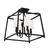 Sylvan Four Light Semi Flush Mount (2243-BF)