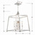 Sylvan Four Light Chandelier (2245-PN_NOSHADE)