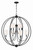 Crystorama - 2246-BF - Eight Light Chandelier - Sylvan - Black Forged