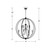 Sylvan Eight Light Chandelier (2246-BF_NOSHADE)