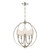 Crystorama - 2247-PN - Five Light Chandelier - Sylvan - Polished Nickel