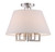 Crystorama - 2255-PN_CEILING - Five Light Semi Flush Mount - Westwood - Polished Nickel