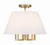 Crystorama - 2255-VG_CEILING - Five Light Semi Flush Mount - Westwood - Vibrant Gold