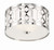 Jennings Three Light Flush Mount (2263-PN)