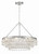 Crystorama - 237-CH - Six Light Chandelier - Calypso - Polished Chrome