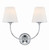 Crystorama - 2442-OP-CH - Two Light Wall Sconce - Sylvan - Polished Chrome