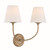 Sylvan Two Light Wall Sconce (2442-OP-VG)